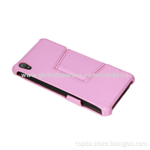 PU Leather Flip Heat Setting Cases for Sony Xperia Z2, Different Colors Available